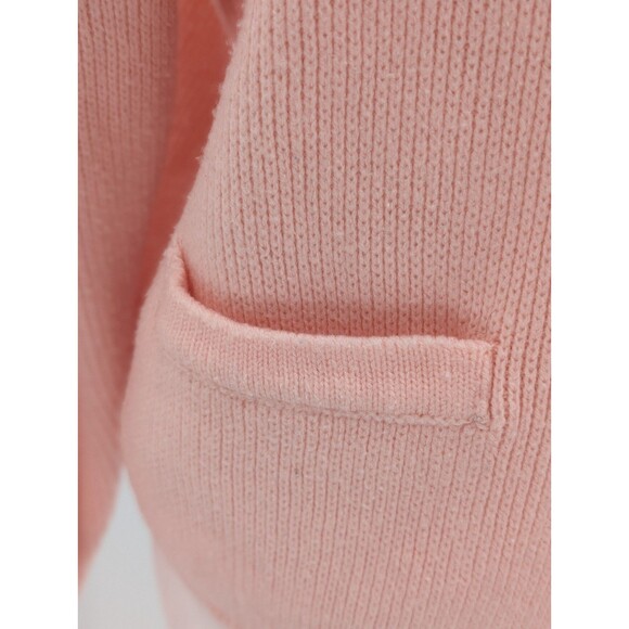 Hasting & Smith Vintage Pink Button Up Ballet Cardigan Sweater Size Med Petite - Picture 3 of 8